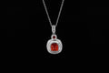 Garnet S925 silver
