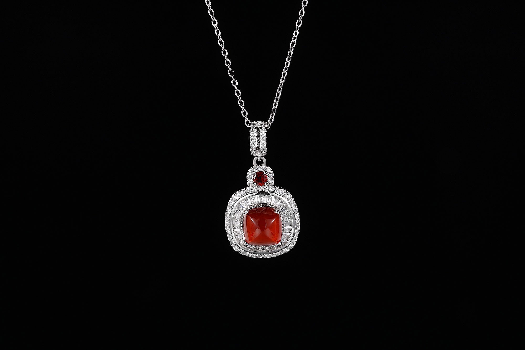 Garnet S925 silver