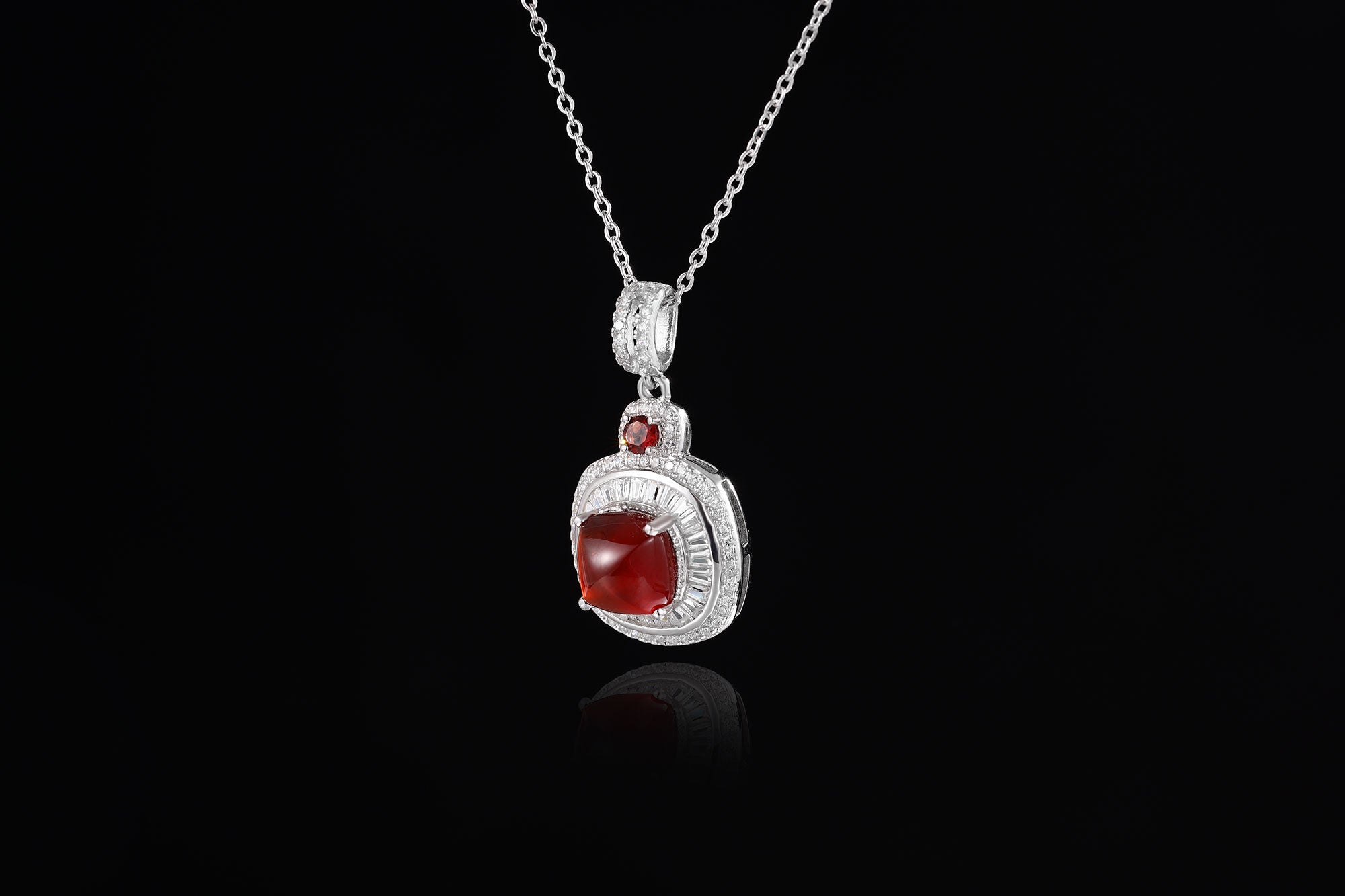 Garnet S925 silver
